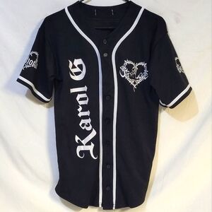 Black and White Graphic Women's Jersey